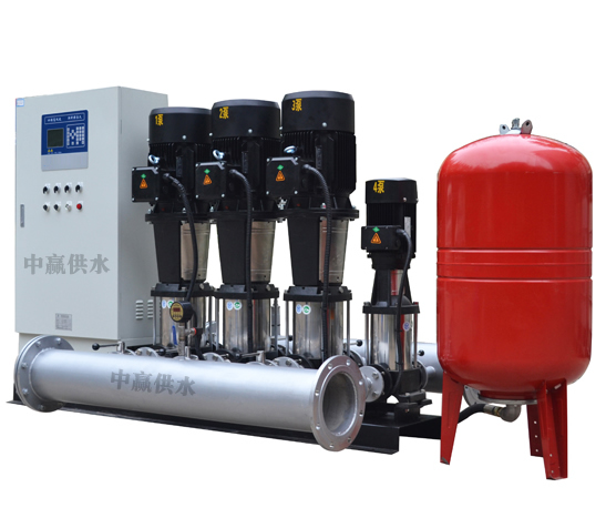 變頻恒壓供水系統(tǒng)主要由PLC、變頻器、觸摸屏、壓力變送器、動力及控制線路以及泵組組成